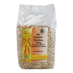 Bio Dinkelflocken 500g - 10er Vorteilspack von Nestelberger