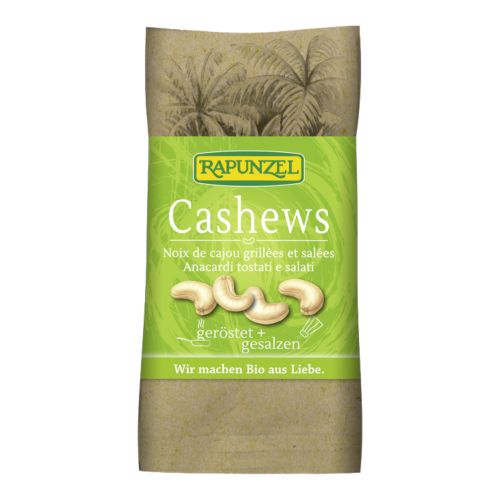 Bio Cashewkerne geröstet gesalzen 50g - 10er Vorteilspack von Rapunzel Naturkost