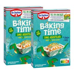 Dr. Oetker Baking Time Dino Abenteuer 2er-Set