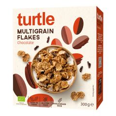 Bio Mehrkornflocken mit Schokolade 300g - 8er Vorteilspack von Turtle Naturprodukte