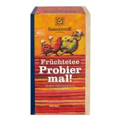 Bio Früchtetee Probier mal a 24g - 6er Vorteilspack von Sonnentor
