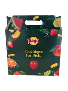 Pago Probierbox Geschenkkarton gefüllt mit 10 Sorten Pago von Pago online kaufen | Pago Onlineshop