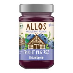 Bio Fruchtaufstrich 75% Heidelbeer 250g - 6er Vorteilspack von Allos