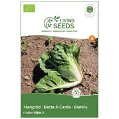 Bio Mangold Glatter Silber 3 8.6g Saatgut von Living Seeds