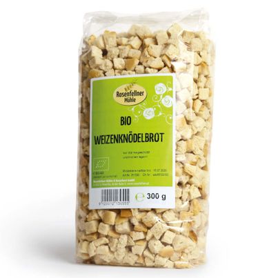 Bio Weizenknödelbrot hell 300g - 6er Vorteilspack von Rosenfellner Mühle