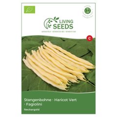 Bio Stangenbohne Neckargold 13.6g Saatgut von Living Seeds