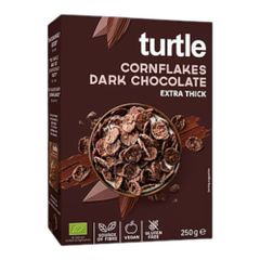 Bio Cornflakes Dark Chocolate 250g - 6er Vorteilspack von Turtle Naturprodukte