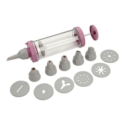 Decorating syringe with 6 nozzles 18cm from Zenker