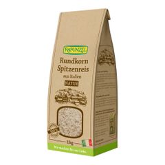 Bio Rundkorn-Spitzenreis natur 1000g - 6er Vorteilspack von Rapunzel Naturkost