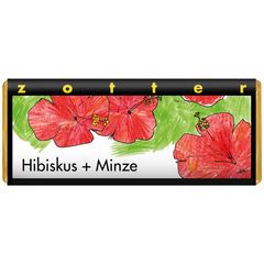 Bio Hibiskus + Minze 70g - 10er Vorteilspack von Zotter