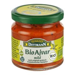 Bio Ajvar mild 187g - 6er Vorteilspack von Feinkost Dittmann