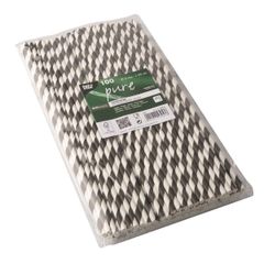 Trinkhalm Papier 29 cm Durchmesser 6 mm 100 Stück