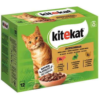 Kitekat Beutel Jagdschmaus in Sauce 12x 85g von Kitekat
