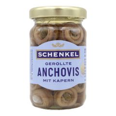Anchovis gerollte mit Kapern 105g von Schenkel