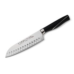 Santoku knife 18cm - Highest cutting quality - Forged from one piece of stainless steel 
stainless steel - Multiple ice-hardened by TYROLIT LIFE