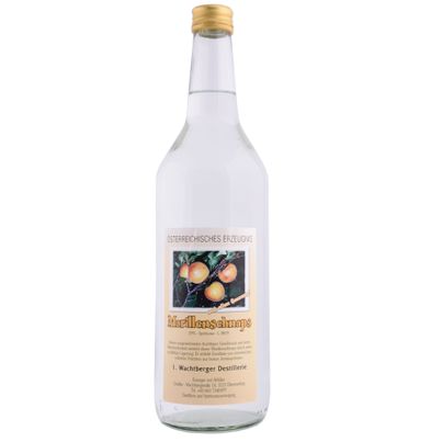 Marillenschnaps 1000ml - Fruchtiger Geschmack durch vollreife und erntefrische Früchte - Zweimaliges Brennverfahren von Wachtberger Destillerie