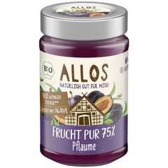 Bio Fruchtaufstrich 75% Pflaume 200g - 6er Vorteilspack von Allos