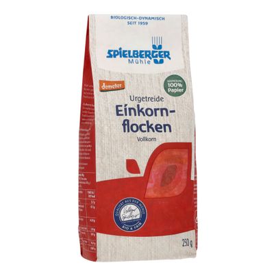Bio Einkornflocken 250g - 4er Vorteilspack von Spielberger Mühle