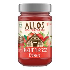 Bio Fruchtaufstrich 75% Erdbeere 250g - 6er Vorteilspack von Allos