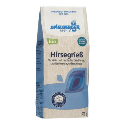 Bio Hirsegrieß 500g - 4er Vorteilspack von Spielberger Mühle