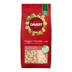 Bio Veggie Chunks Erbsen Schnetzel 100g - 6er Vorteilspack von Davert