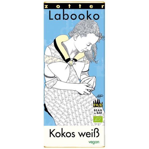 Bio Schokolade Kokos weiß 70g - 10er Vorteilspack von Zotter