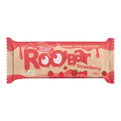 Bio Strawberry Riegel 30g - 16er Vorteilspack von Roobar