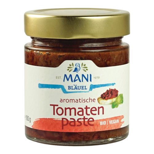 Organic tomato paste 180g - value pack of 6 from Mani Bläuel