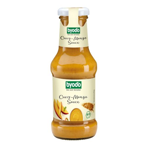 Organic Curry-Mango Sauce 250ml - value pack of 6 from Byodo