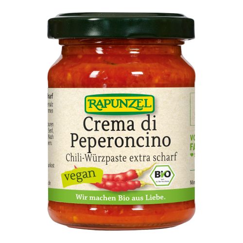 Bio Crema di Peperoncino ex.scharf 120g - 6er Vorteilspack von Rapunzel