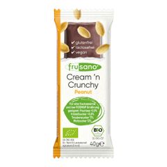 Bio Cream'n Crunchy Peanut Riegel 40g - 10er Vorteilspack von Frusano