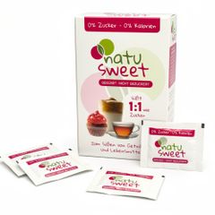 Natusweet Kristalle Sachets 100 x 2 g - perfekt vorportioniert - kalorienfreier - zuckerfreier Zuckerersatz mit natürlichem Ursprung