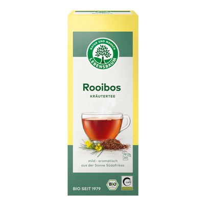 Organic tea Rooibos 20 bags 30g from LEBENSBAUM