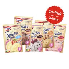 Dr. Oetker Probierset Paradiescreme 5er