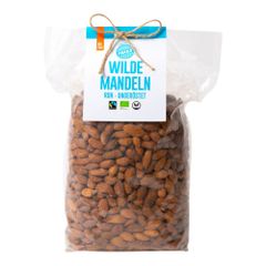 Bio Wilde Mandeln ungeröstet 1000g - 7er Vorteilspack von Pakka