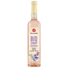 Bio Lavendelblüten Sirup 500ml - erfrischend blumig mit Zitronennote - frei von künstlichen Aromen Farbstoffen und Konservierungsmittel von Höllinger Juice