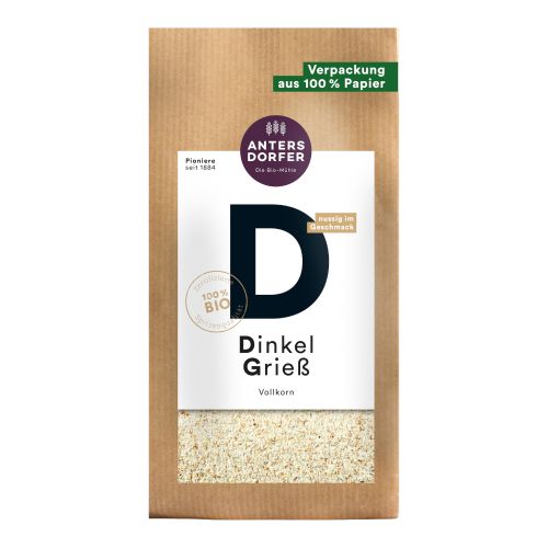 Bio Dinkelgrieß 500g - 6er Vorteilspack von Antersdorfer Mühle