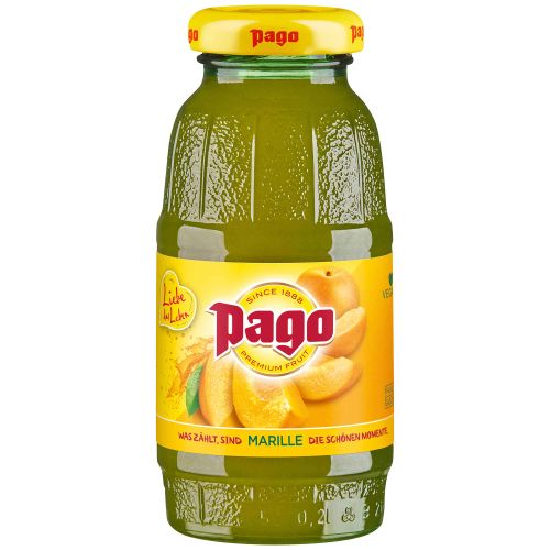 Pago apricot nectar 200ml disposable - value pack of 24 from Pago