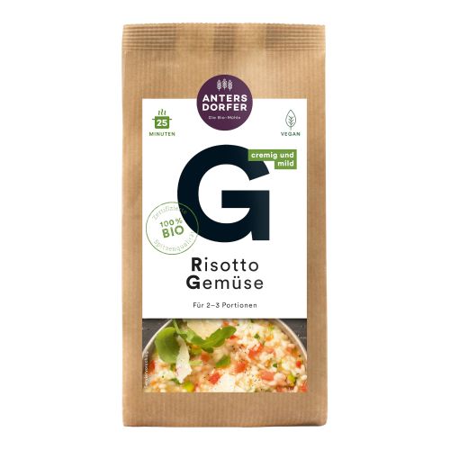 Bio Risotto Gemüse 150g - 6er Vorteilspack von Antersdorfer Mühle