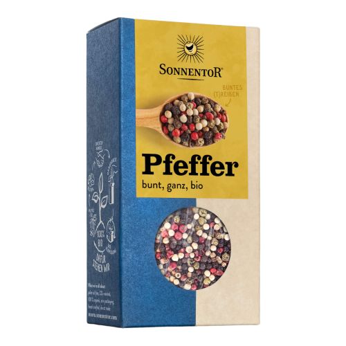 Organic colorful pepper whole 50g from Sonnentor