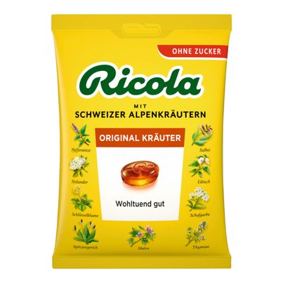 Herbal sweets sugar-free 75g from Ricola
