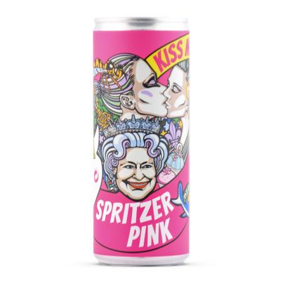 Kiss me Spritzer Pink 250ml - Fruchtiger Ready to Drink Dosenspritzer von Weingut Müllner
