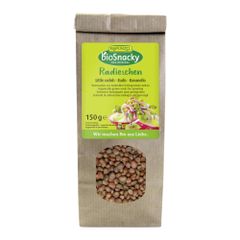 Bio bioSnacky Radieschen Keimsaat 150g - 4er Vorteilspack von bioSnacky - Rapunzel