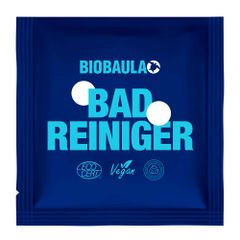 BIOBAULA Bad-Reiniger Tabs - Einzelpackung 1 Stück - Entwickelt keine gesundheitsschädlichen Dämpfe - löst Kalk und desinfiziert