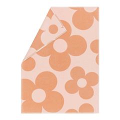 Babydecke Flowers 70 x 90 cm - Altrosa - GOTS zertifiziert - von David Fussenegger