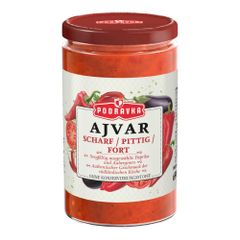 Ajvar scharf 720ml von Podravka