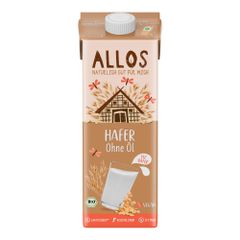 Bio Hafer Drink Ohne Öl 1000ml - 6er Vorteilspack von Allos