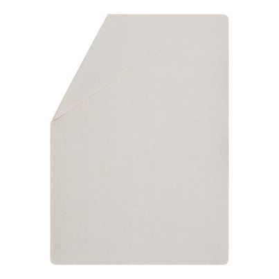 Light Cozy Blanket Herringbone Color Offwhite 140x200cm by David Fussenegger