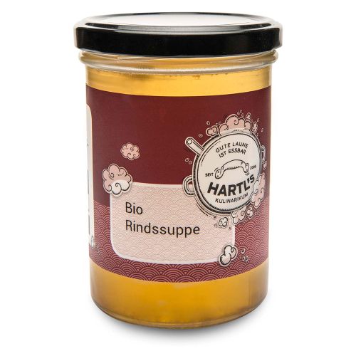 Bio Rindsuppe 400g - Fertiggericht von Hartls Kulinarikum