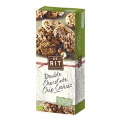 Bio Double Choc C.Cookie Haselnuss 175g - 9er Vorteilspack von De Rit